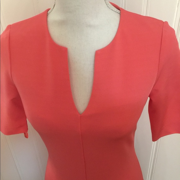 Diane Von Furstenburg Coral Dress Size 6 - Picture 3 of 8
